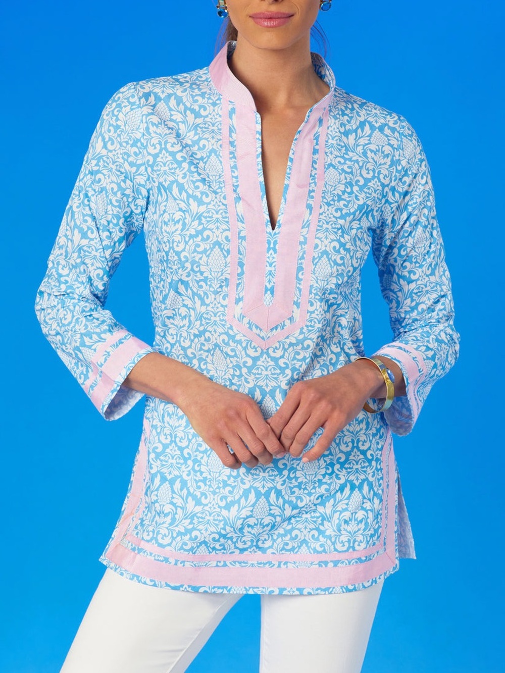 NICOBLU CAPRI TUNIC IN BAROQUE
PINEAPPLE L